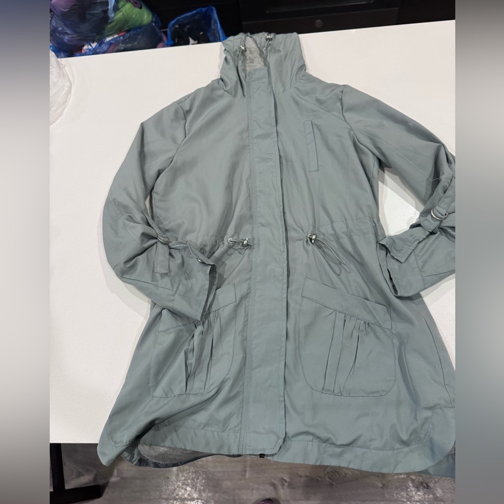 Ashley By 26 International Light Gray Utility Jacket